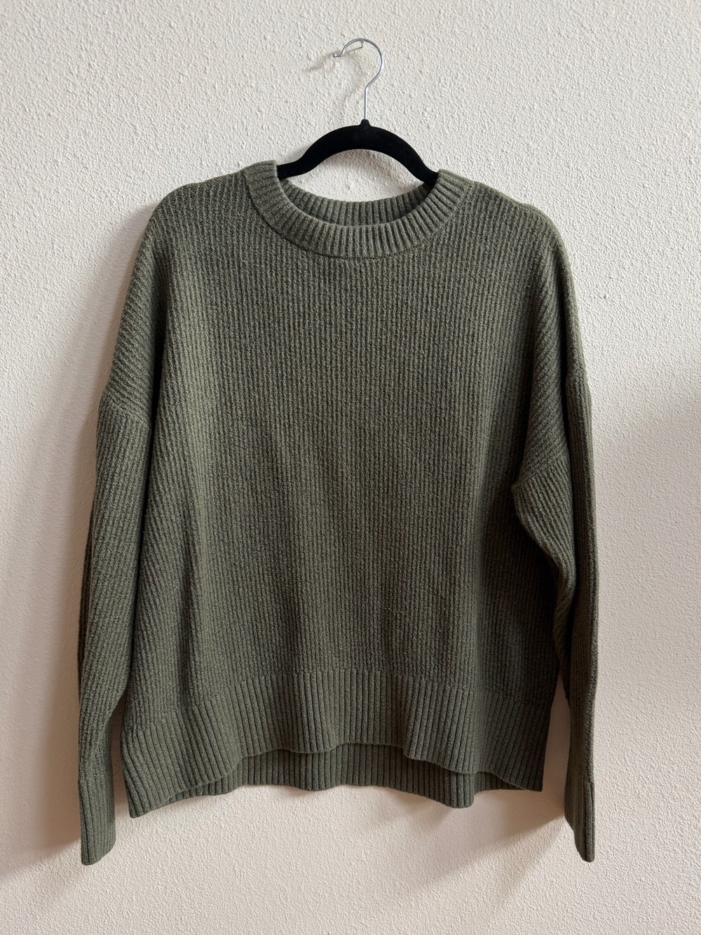 Olive Crewneck Sweater